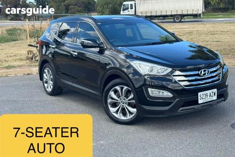 Black 2013 Hyundai Santa FE Wagon Highlander Crdi (4X4)