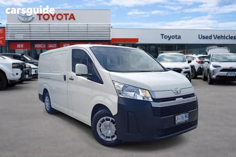 White 2021 Toyota HiAce Van Lwb Gl (Colours)
