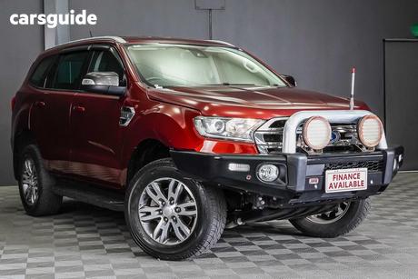 Red 2017 Ford Everest Wagon Trend (4Wd)
