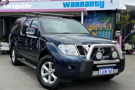 Blue 2012 Nissan Navara Dual Cab Pick-up St (4X4)
