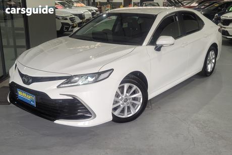 White 2021 Toyota Camry Sedan Ascent