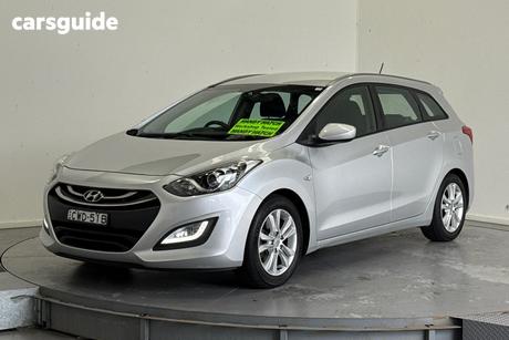 Silver 2014 Hyundai I30 Wagon Tourer Active 1.6 Gdi