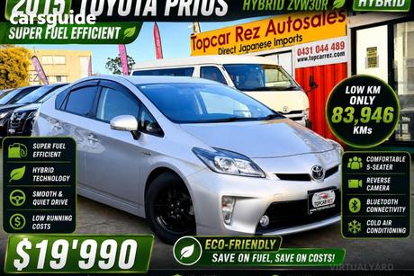 Silver 2015 Toyota Prius Hatchback I-Tech Hybrid