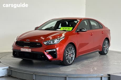 Orange 2020 Kia Cerato Sedan Gt Safety Pack