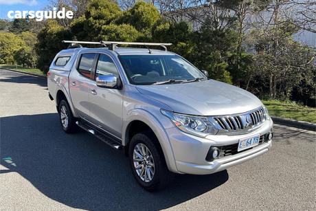 Silver 2015 Mitsubishi Triton Dual Cab Utility Gls (4X4)