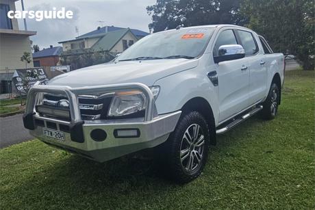 White 2012 Ford Ranger Dual Cab Utility Xlt 3.2 (4X4)