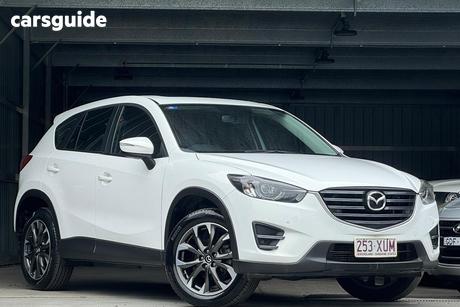 White 2015 Mazda CX-5 Wagon Grand Tourer (4X4)