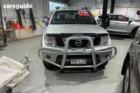 Silver 2008 Nissan Navara Dual Cab Pick-up St-X (4X4)
