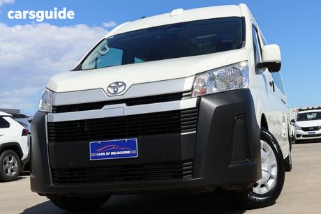 White 2023 Toyota HiAce Bus Slwb Commuter (12 Seats)
