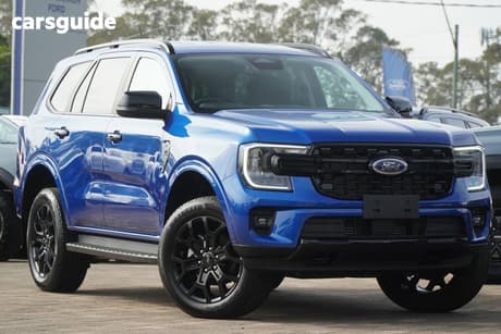 Blue 2025 Ford Everest Wagon Sport (4Wd)