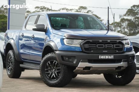 Blue 2020 Ford Ranger Double Cab Pick Up Raptor 2.0 (4X4)