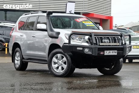 Silver 2022 Toyota Landcruiser Prado Wagon Gxl