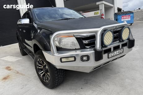 Blue 2011 Ford Ranger Dual Cab Utility Xlt 3.2 (4X4)