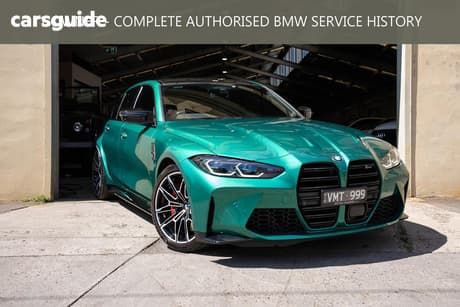 Green 2021 BMW M3 Sedan Competition