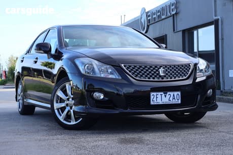 Black 2008 Toyota Crown Sedan ATHLETE