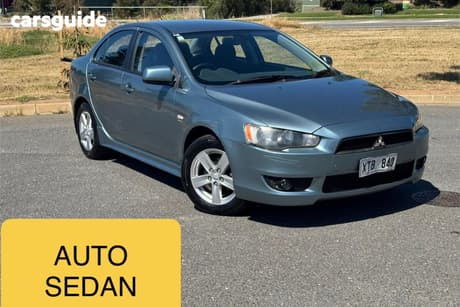 Blue 2008 Mitsubishi Lancer Sedan Vr