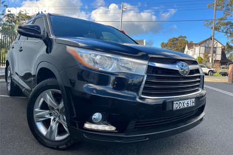 Black 2016 Toyota Kluger Wagon Grande (4X4)