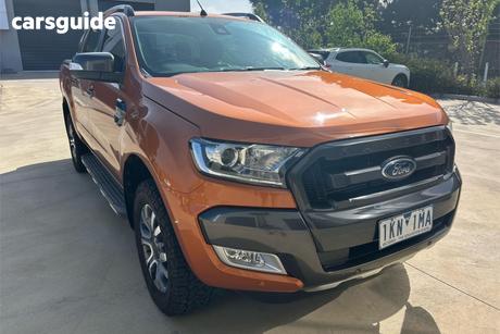 Orange 2017 Ford Ranger Dual Cab Pick-up Wildtrak 3.2 (4X4)