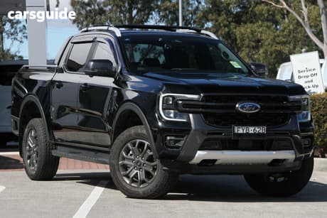 Black 2025 Ford Ranger Double Cab Pick Up Wildtrak 2.0 (4X4)