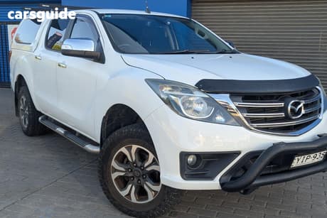 White 2018 Mazda BT-50 Dual Cab Utility Gt (4X4)