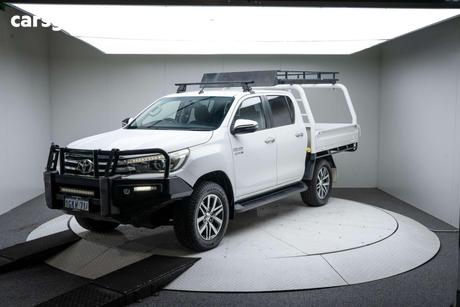 White 2017 Toyota Hilux Dual Cab Utility Sr5 (4X4)