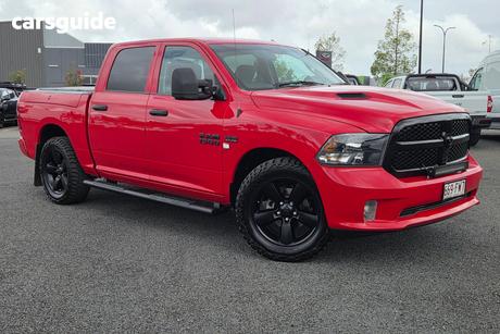 Red 2022 RAM 1500 Crew Cab Utility Express