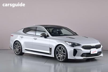 Silver 2021 Kia Stinger Sedan Gt (Black Leather)