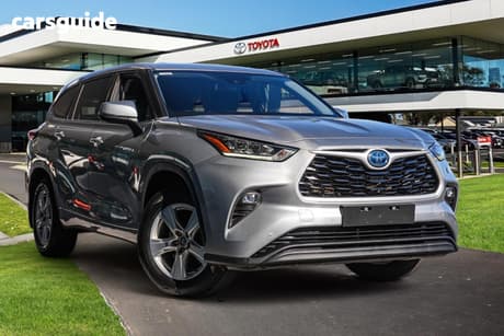 Silver 2023 Toyota Kluger Wagon Gx Hybrid Awd