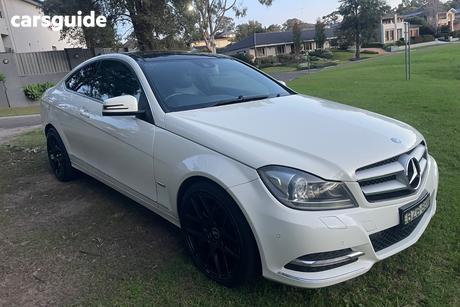 White 2011 Mercedes-Benz C250 Coupe Cdi Be