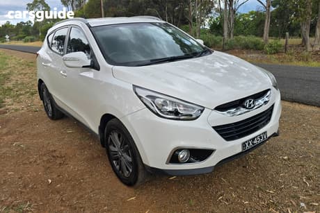 White 2014 Hyundai IX35 Wagon Se (Fwd)