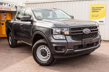 Grey 2025 Ford Ranger Double Cab Chassis Xl 2.0 (4X4)