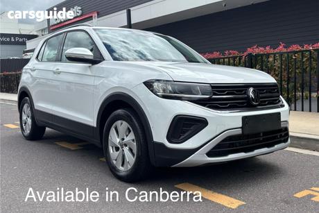 White 2024 Volkswagen T-Cross Wagon 85Tfsi Life