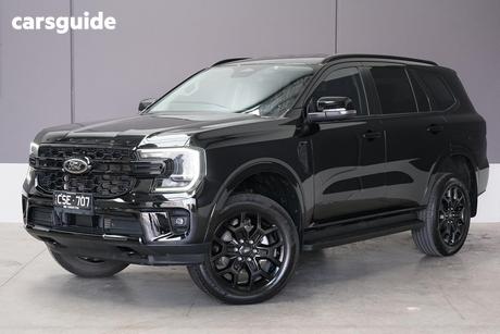 Black 2023 Ford Everest Wagon Sport (4Wd)