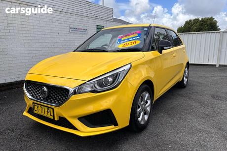 Yellow 2020 MG MG3 Hatchback Core