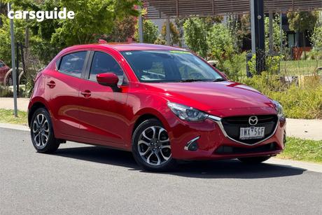 Red 2018 Mazda 2 Hatchback Genki