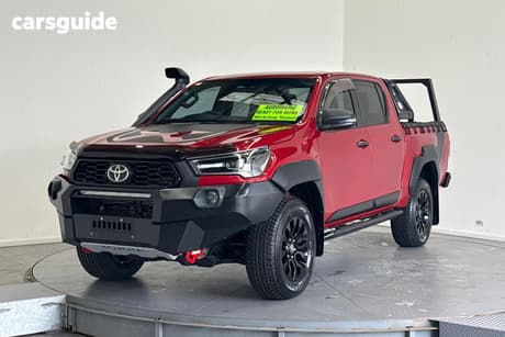 Red 2022 Toyota Hilux Double Cab Pick Up Rugged X (4X4)