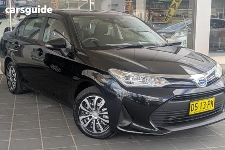 Black 2020 Toyota Axio Sedan