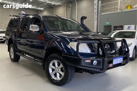 Blue 2012 Nissan Navara Dual Cab Pick-up St-X (4X4)