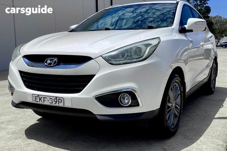 White 2014 Hyundai IX35 Wagon Se (Fwd)