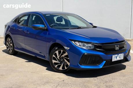 Blue 2019 Honda Civic Hatchback Vti