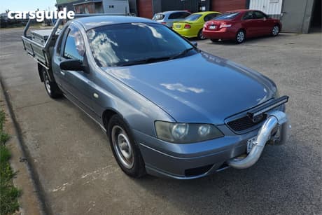 Grey 2005 Ford Falcon Ute Ute Tray XL R