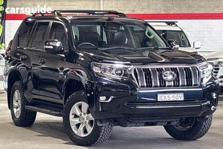 Black 2020 Toyota Landcruiser Prado Wagon Gxl