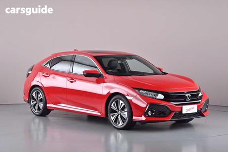 Red 2017 Honda Civic Hatchback Vti-Lx