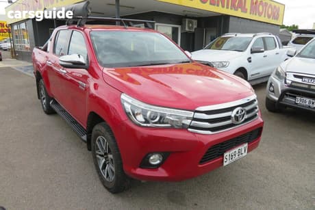 Red 2015 Toyota Hilux Dual Cab Utility Sr5 (4X4)