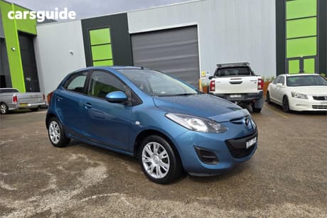 Blue 2012 Mazda 2 Hatchback Neo