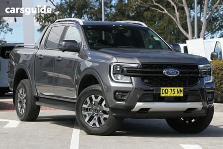 Grey 2025 Ford Ranger Double Cab Pick Up Phev Wildtrak (4X4)