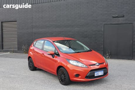 Orange 2013 Ford Fiesta Hatchback Lx