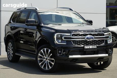 Black 2026 Ford Everest Wagon Platinum (4Wd)