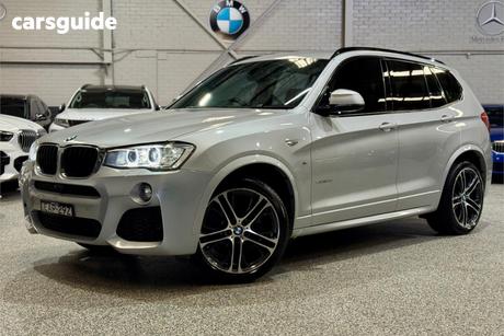 Silver 2017 BMW X3 Wagon Xdrive 20D