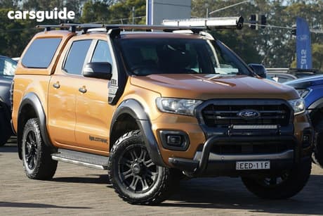 Orange 2019 Ford Ranger Double Cab Pick Up Wildtrak 2.0 (4X4)